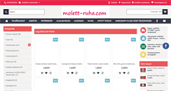 Desktop Screenshot of molett-ruha.com